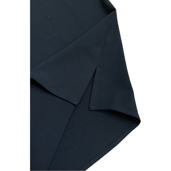 🐇 CALVIN KLIEN black silver studded cold shoulder top size medium - Picture 5 of 6